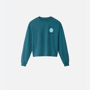 Outdoor Voices Circle Logo cropped long sleeve